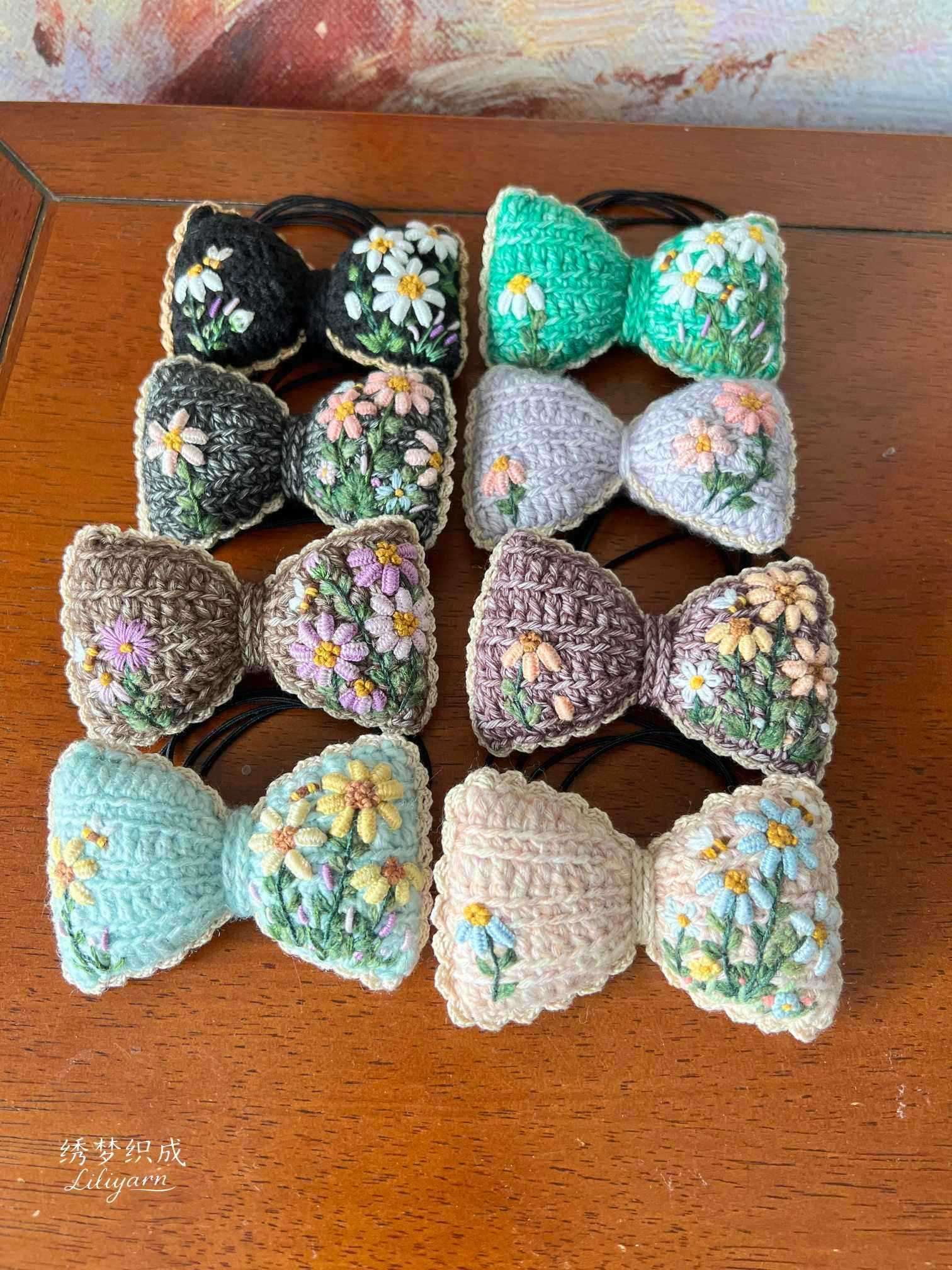 雏菊🌼系列的蝴蝶结发饰