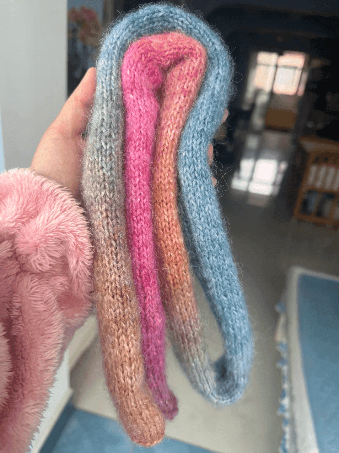 秋冬才懂的彩色围巾！