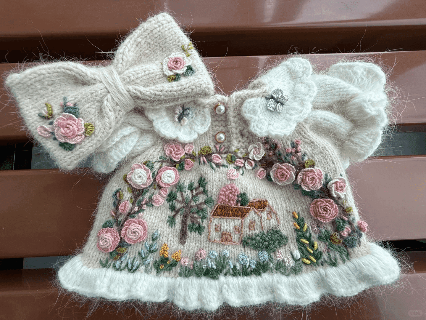 超美的刺绣裙～太少女了～🌺🌹🌸